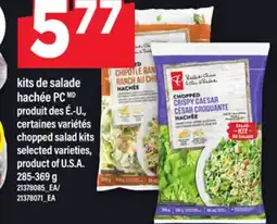 Maxi KITS DE SALADE HACHÉE PC | CHOPPED SALAD KITS, 285-369 G offer