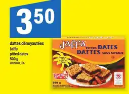 Maxi DATTES DÉNOYAUTÉES JAFFA | PITTED DATES 500 G offer
