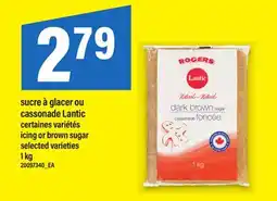 Maxi SUCRE À GLACER OU CASSONADE LANTIC | ICING OR BROWN SUGAR, 1 KG offer