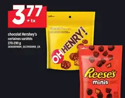 Maxi CHOCOLAT HERSHEY'S, 270-290 G offer