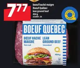 Maxi BOEUF HACHÉ MAIGRE BOEUF QUÉBEC | LEAN GROUND BEEF, 454 G offer