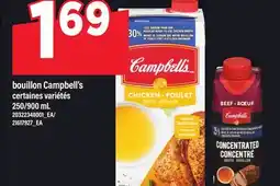 Maxi BOUILLON CAMPBELL'S, 250/900 mL offer