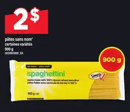 Maxi PÂTES SANS NOM , 900 G offer