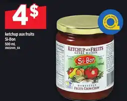 Maxi KETCHUP AUX FRUITS SI-BON, 500 ML offer