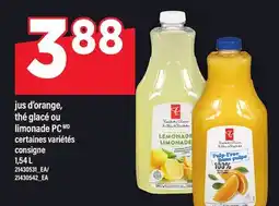 Maxi JUS D'ORANGE GLACÉ LIMONADE PC, 1,54 L offer