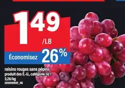 Maxi PÉPINS RAISINS ROUGES SANS PÉPINS offer