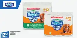 Maxi ESSUIE-TOUT TIGER TOWEL ROYALE, 6=12 ROULEAUX offer
