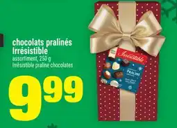Super C CHOCOLATS PRALINÉS IRRÉSISTIBLE | IRRÉSISTIBLE PRALINE CHOCOLATES offer
