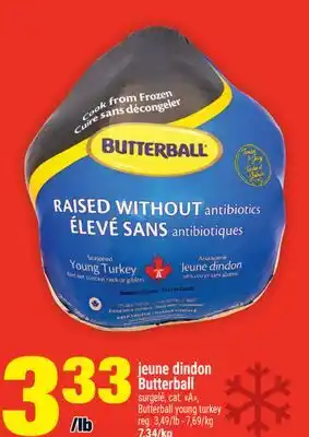 Super C JEUNE DINDON BUTTERBALL | BUTTERBALL YOUNG TURKEY offer