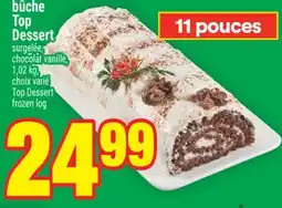 Super C bûche Top Dessert | Top Dessert frozen log offer