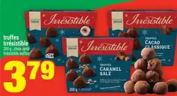 Super C TRUFFES IRRÉSISTIBLE | IRRÉSISTIBLE TRUFFES offer