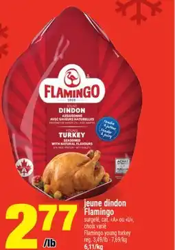 Super C JEUNE DINDON FLAMINGO | FLAMINGO YOUNG TURKEY offer