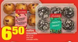 Super C muffins Irrésistible | Irrésistible muffins offer
