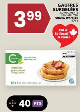 Rachelle-Bery Grocery COMPLIMENTS FROZEN WAFFLES offer