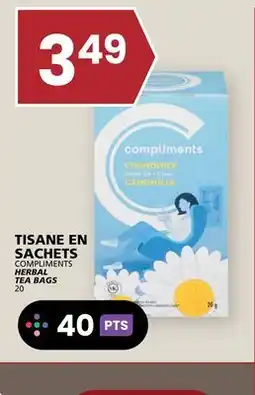 Rachelle-Bery Grocery COMPLIMENTS HERBAL TEA BAGS offer