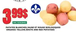 Marches Tau PATATES BLANCHES,JAUNE ET ROUGE BIOLOGIQUES offer