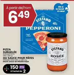 Rachelle-Bery Grocery STEFANO FAITA (405 or 648 mL) PASTA SAUCE OR FROZEN PIZZA offer