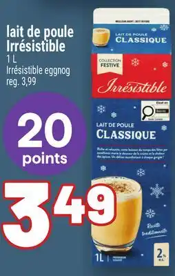 Metro LAIT DE POULE IRRÉSISTIBLE | IRRÉSISTIBLE EGGNOG offer