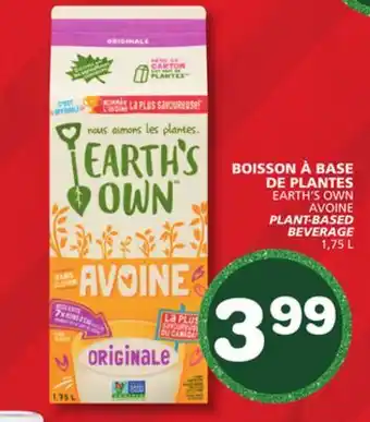 Marches Tradition EARTH'S OWN AVOINE PLANT-BASED BEVERAGE offer