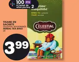 Marches Tradition CELESTIAL SEASONINGS HERBAL TEA BAGS offer