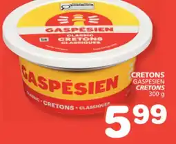 Marches Tradition GASPESIEN CRETONS offer
