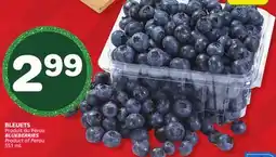 Marches Tradition BLUEBERRIES offer