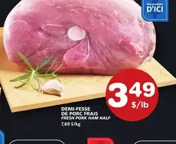 Marches Tradition FRESH PORK HAM HALF offer
