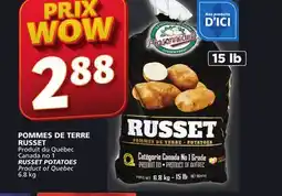 Marches Tradition RUSSET POTATOES offer