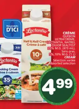 Marches Tradition LACTANTIA, NATREL SEALTEST 35% M.G. (473 mL), CREAM offer