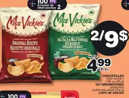 Marches Tradition MISS VICKIE'S (190 or 200 g) OR MUNCHIES (250 g) CHIPS OR SNACKS offer