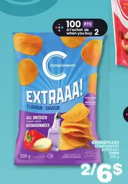 Marches Tradition COMPLIMENTS EXTRAAA! EXTRAAA! CHIPS offer