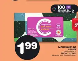 Marches Tradition COMPLIMENTS FACIAL TISSUES offer