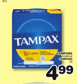Marches Tradition TAMPAX TAMPONS offer