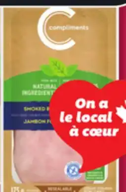 IGA COMPLIMENTS SLICED CHICKEN BREAST OR HAM 175 g offer