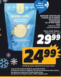 IGA GOOD PROTEIN PLANT-BASED ALL-IN-ONE SHAKE offer