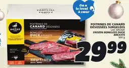 IGA LAC BROME FROZEN BONELESS DUCK BREASTS offer