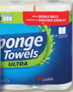 IGA SPONGE TOWELS BATHROOM TISSUE offer