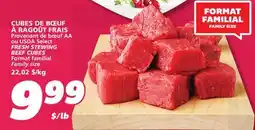 IGA FRESH STEWING BEEF CUBES offer
