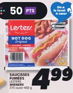 IGA LESTERS WIENERS offer