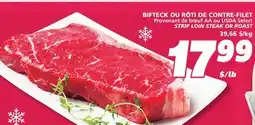 IGA STRIP LOIN STEAK OR ROAST offer