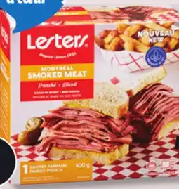 IGA LESTERS SHAVED STEAK OR SLICED SMOKED MEAT offer