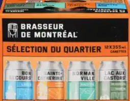 IGA BRASSEUR DE MONTRÉAL BEER offer