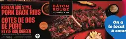 IGA BÂTON ROUGE FRESH PORK BACK RIBS offer