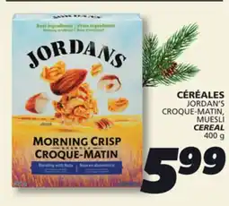 IGA JORDAN'S MUESLI CEREAL offer