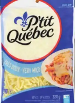 IGA P'TIT QUÉBEC CHEESE OR SHREEDED CHEESE offer