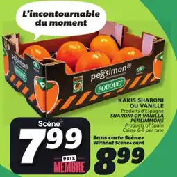 IGA SHARONI OR VANILLA PERSIMMONS offer