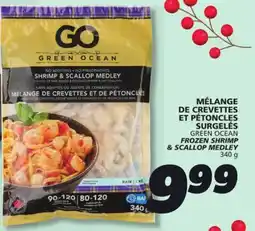 IGA GREEN OCEAN FROZEN SHRIMP & SCALLOP MEDLEY offer