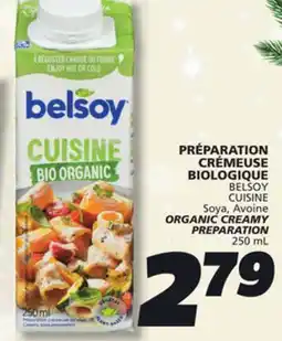 IGA BELSOY CUISINE ORGANIC CREAMY PREPARATION offer