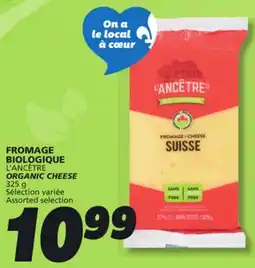 IGA L'ANCÊTRE ORGANIC CHEESE offer