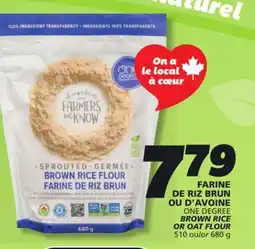 IGA ONE DEGREE BROWN RICE OR OAT FLOUR offer